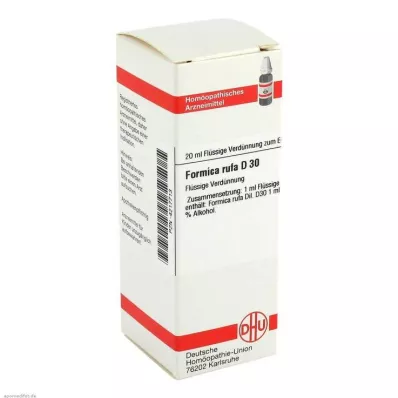 FORMICA RUFA D 30 Rozcieńczenie, 20 ml FORMICA RUFA D 30 Rozcieńczenie, 20 ml