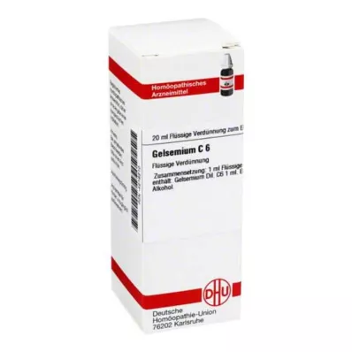 GELSEMIUM C 6 Rozcieńczenie, 20 ml