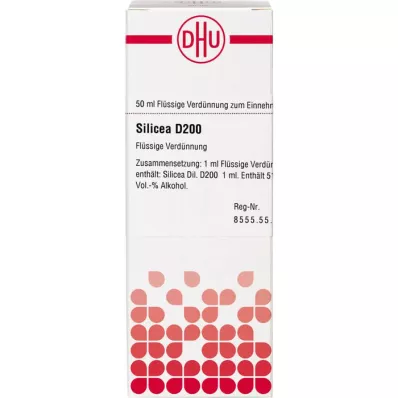 SILICEA D 200 Rozcieńczenie, 50 ml SILICEA D 200 Rozcieńczenie, 50 ml