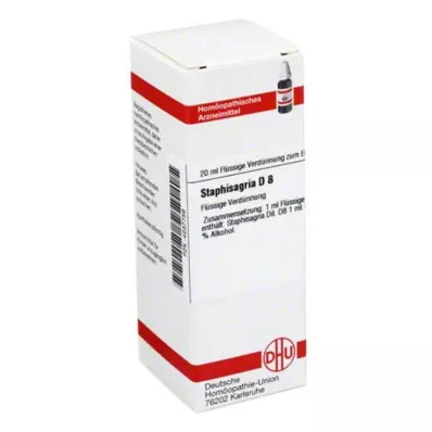 STAPHISAGRIA D 8 Rozcieńczenie, 20 ml STAPHISAGRIA D 8 Rozcieńczenie, 20 ml