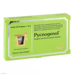 PYCNOGENOL KIEFERNRINDENEXTRAKT Pharma Nord Drag., 60 szt