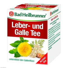 BAD HEILBRUNNER Torebki filtracyjne do herbaty z wątroby i galusów, 8 x 1,75 g