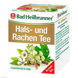 BAD HEILBRUNNER Torebki filtrujące do herbaty na gardło i gardło, 8X1,75 g
