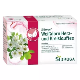 SIDROGA Torebki filtrujące do herbaty głóg sercowy i krążeniowy, 20X1,5 g