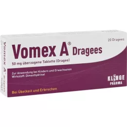 VOMEX A drażetki 50 mg tabletki powlekane, 20 szt