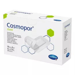 COSMOPOR opatrunek jałowy na rany 6x10 cm, 25 szt