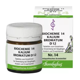 BIOCHEMIE 14 Kalium bromatum D 12 tabletek, 80 szt