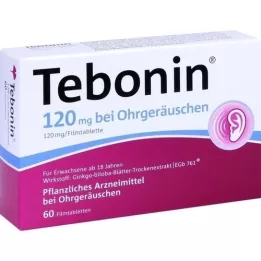 TEBONIN 120 mg tabletki powlekane na dzwonienie w uszach, 60 szt