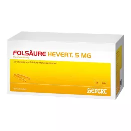FOLSÄURE HEVERT Ampułki 5 mg, 100 szt