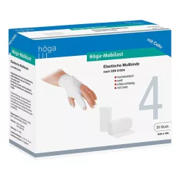 HÖGA-MUBILAST Bandaż mocujący 4 cm x 4 m z celofanem, 1 szt