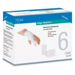 HÖGA-MUBILAST Bandaż mocujący 6 cm x 4 m z celofanem, 1 szt
