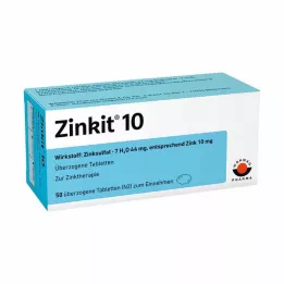 ZINKIT 10 tabletek powlekanych, 100 szt