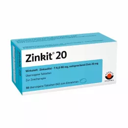 ZINKIT 20 tabletek powlekanych, 50 szt