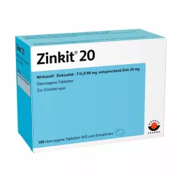 ZINKIT 20 tabletek powlekanych, 100 szt