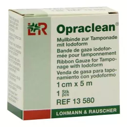 OPRACLEAN Gaza do tamponowania z jodoformem 1 cm x 5 m, 1 szt