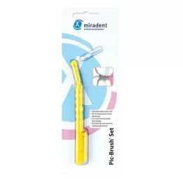 MIRADENT Zestaw pędzli Interd.Pic-Brush żółty, 1 szt