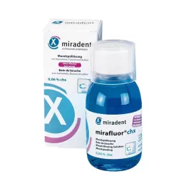 MIRADENT Płyn do płukania jamy ustnej mirafluor CHX 0,06%, 100 ml