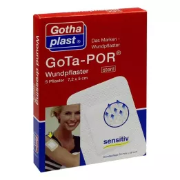 GOTA-POR Plaster na ranę 5x7,2 cm jałowy, 5 szt