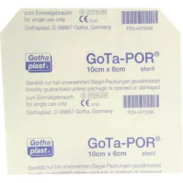 Gota-Por plaster na ranę sterylny 60x100 mm, 1 szt