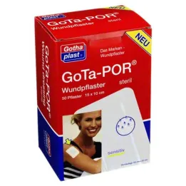 Gota-Por plaster na rany sterylny 100x150 mm, 50 sztuk