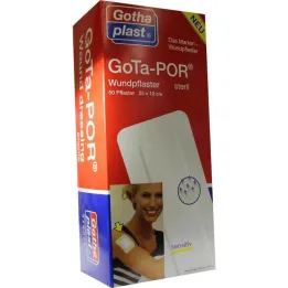 Gota-Por plaster na rany sterylny 100x250 mm, 50 sztuk