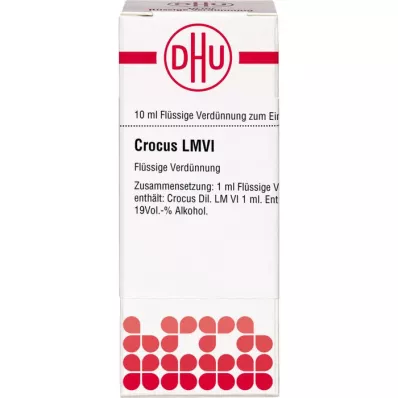 CROCUS LM VI Rozcieńczenie 10 ml CROCUS LM VI Rozcieńczenie 10 ml