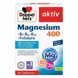 DOPPELHERZ Magnez 400 mg tabletki, 30 szt