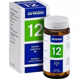 BIOCHEMIE Orthim 12 Calcium sulfuricum D 6 tabletek, 400 szt