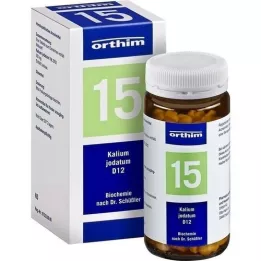 BIOCHEMIE Orthim 15 iodatum potasu D 12 tabletek, 400 szt