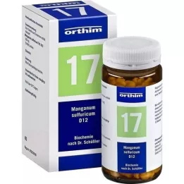 BIOCHEMIE Orthim 17 Manganum sulfuricum D 12 tabletek, 400 szt