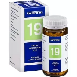 BIOCHEMIE Orthim 19 Cuprum arsenicosum D 12 tabletek, 400 szt