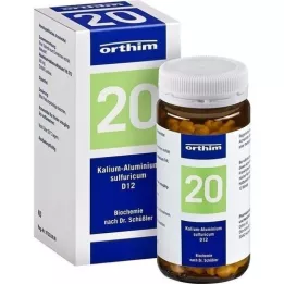 BIOCHEMIE Orthim 20 Aluminium potasu.sulfur.d 12 Tab., 400 szt
