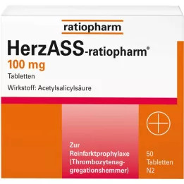 Herzass- ratiopharm 100 mg tabletki, 50 szt