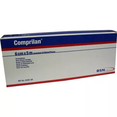 COMPRILAN Elast.Binde 6 cmx5 M, 10 szt COMPRILAN Elast.Binde 6 cmx5 M, 10 szt
