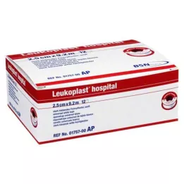 LEUKOPLAST Szpital 2,5 cm x 9,2 m, 12 szt