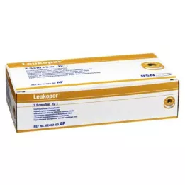 LEUKOPOR 2,5 cmx5 M, 12 szt