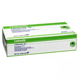 LEUKOSILK 1,25 cmx5 m, 24 sztuki
