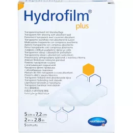 HYDROFILM Plus Transparent Association 5x7,2 cm, 5 szt