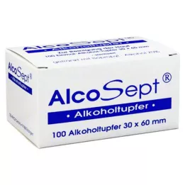 ALKOHOLTUPFER Alcosept, 100 szt