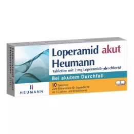 LOPERAMID tabletki Heumann ostre 10 szt