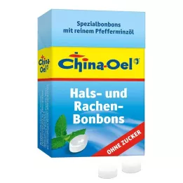 CHINA ÖL Krople na gardło i kaszel bez cukru, 40 g
