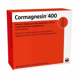 CORMAGNESIN 400 ampułek, 10X10 ml