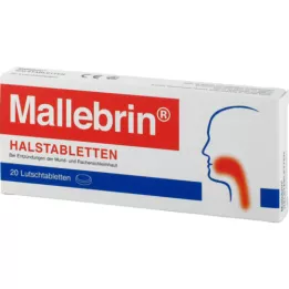 Mallebrin Hals Tablets, 20 szt