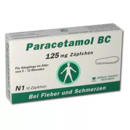 PARACETAMOL BC czopki 125 mg, 10 szt