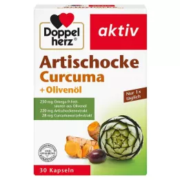 DOPPELHERZ Kapsułki Karczoch+Oliwa z oliwek+Kurkuma, 30 szt