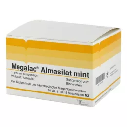 MEGALAC Almasilat zawiesina miętowa, 50X10 ml