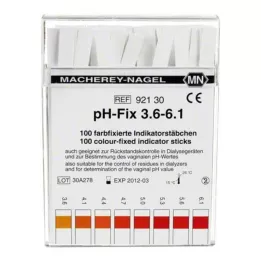 PH-FIX Paski wskaźnikowe pH 3,6-6,1, 100 szt