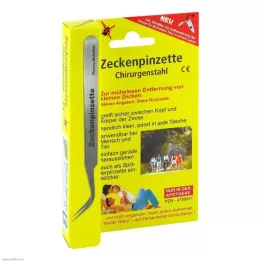 ZECKENPINZETTE Stal chirurgiczna, 1 sztuka