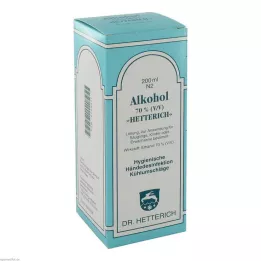 ALKOHOL 70% obj./obj. Hettericha, 200 ml