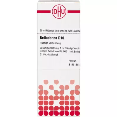 BELLADONNA D 10 Rozcieńczenie, 50 ml BELLADONNA D 10 Rozcieńczenie, 50 ml